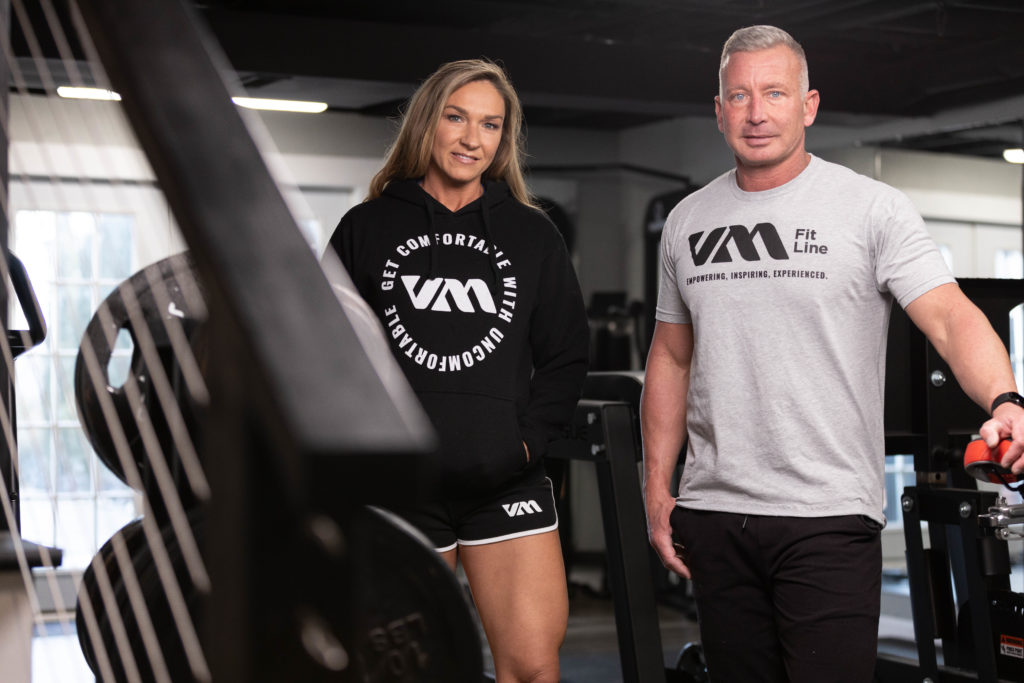 Owners of VM Fitline  whose motto is get comfortable with uncomfortable 